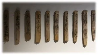 Shipwreck artifacts - wooden hull
