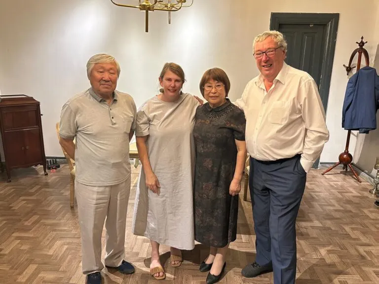 With Professor Mau and Professor Han in Harbin, Heilongjiang.