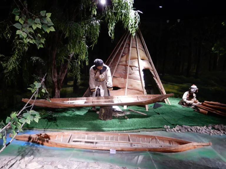 The Traditional Way of Life. The Oroqen Ethnic Museum, Alihe, Inner Mongolia.